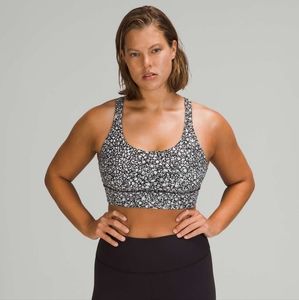 🎆Lululemon Energy Bra Longline *Medium Support, B–D Cups Venture Floral